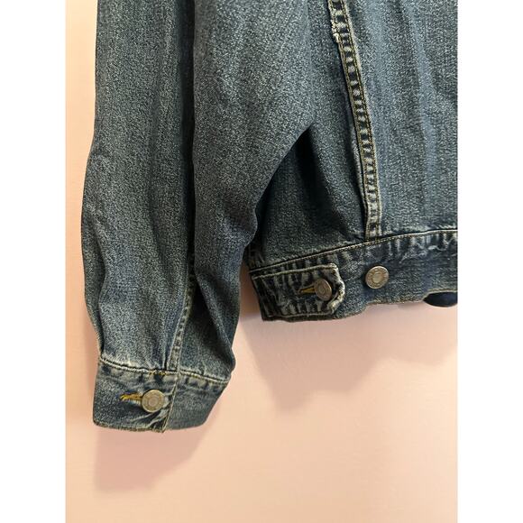 Vintage Gap Denim Jean Jacket 90s Large Style 151021-00-1 - Picture 14 of 16
